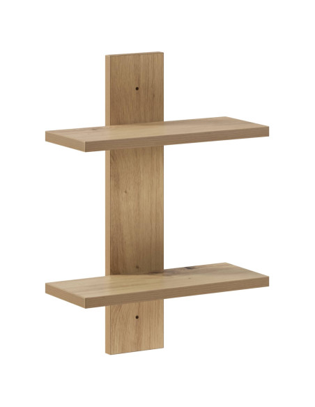 Scaffale da parete Rovere Artigianale 30 x 13,5 x 43 cm