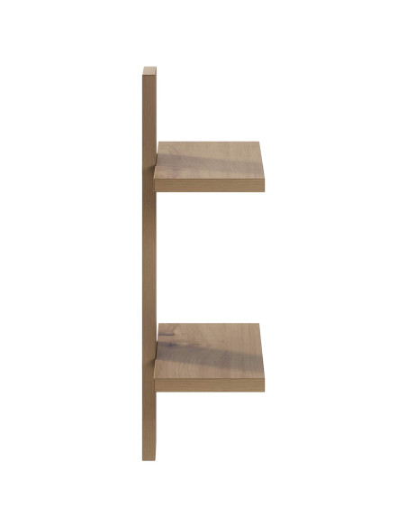 Scaffale da parete Rovere Artigianale 30 x 13,5 x 43 cm