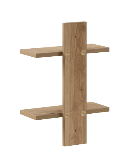 Scaffale da parete Rovere Artigianale 30 x 13,5 x 43 cm