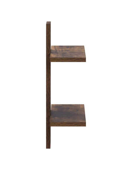 Scaffale da parete Rovere Fumo 30 x 13.5 x 43 cm