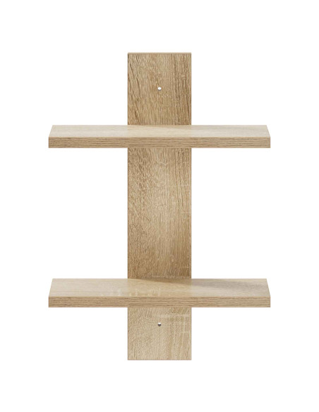Scaffale da parete Rovere Sonoma 30 x 13.5 x 43 cm