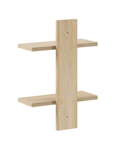 Scaffale da parete Rovere Sonoma 30 x 13.5 x 43 cm