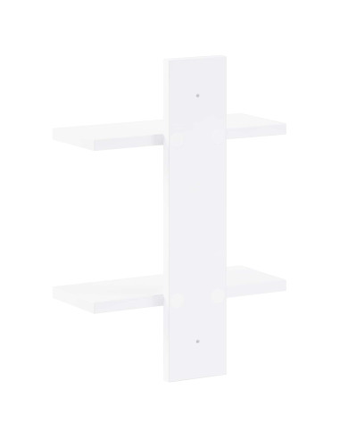 Scaffale da parete Bianco 30 x 13.5 x 43 cm