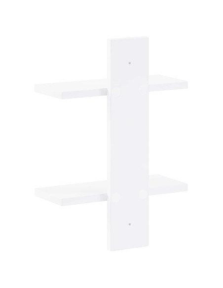 Scaffale da parete Bianco 30 x 13.5 x 43 cm