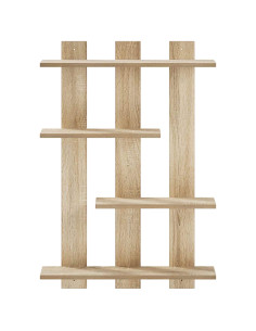 Scaffale da parete Rovere Sonoma 61 x 13,5 x 88 cm 2