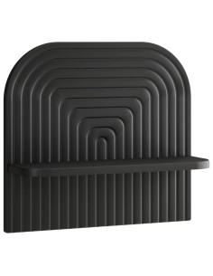 Scaffale da parete 2 pz Nero 41 x 13,5 x 37,5 cm 2