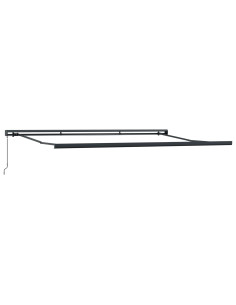 | Tenda Retrattile | Grigio 400 × 300 cm Poliestere e Alluminio 2