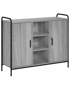 Credenza Sonoma grigio 97 x 33 x 81 cm Legno ingegnerizzato