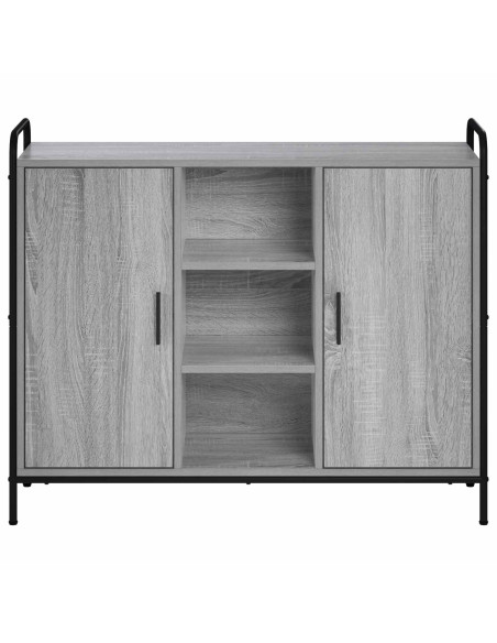 Credenza Sonoma grigio 97 x 33 x 81 cm Legno ingegnerizzato
