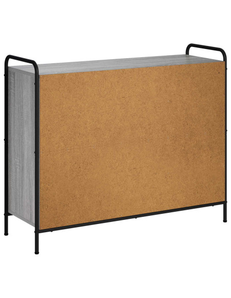 Credenza Sonoma grigio 97 x 33 x 81 cm Legno ingegnerizzato