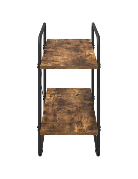 Libreria 2 livelli 100 x 35 x 70 cm PB Rovere Fumo