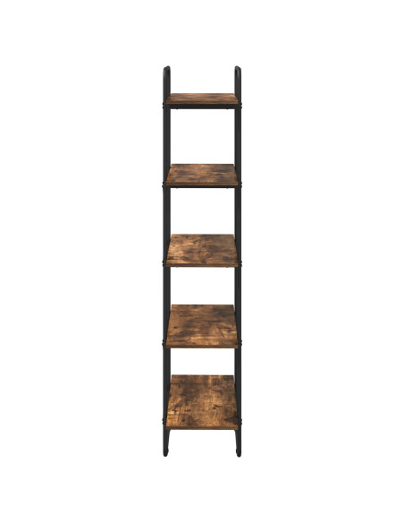 Libreria 5 livelli 60 x 35 x 175,5 cm PB Rovere Fumo