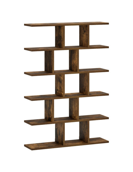 Scaffale da parete Rovere Fumo 70 x 17 x 101 cm