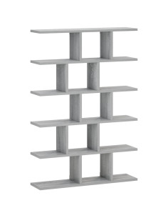 Scaffale da parete Sonoma grigio 70 x 17 x 101 cm