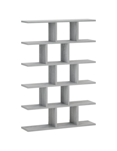 Scaffale da parete Sonoma grigio 70 x 17 x 101 cm
