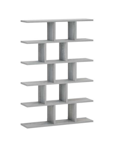 Scaffale da parete Sonoma grigio 70 x 17 x 101 cm
