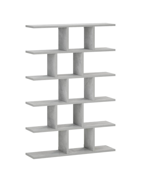 Scaffale da parete Grigio Cemento 70 x 17 x 101 cm