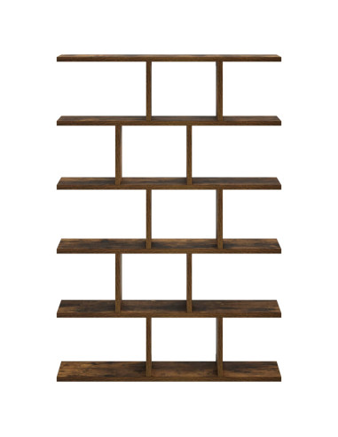 Scaffale da parete Rovere Fumo 70 x 17 x 101 cm