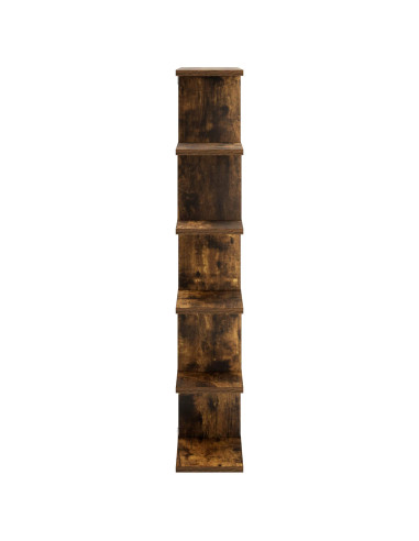 Scaffale da parete Rovere Fumo 70 x 17 x 101 cm