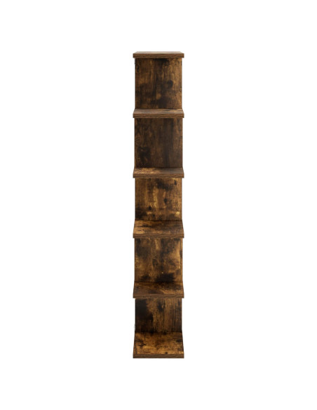 Scaffale da parete Rovere Fumo 70 x 17 x 101 cm