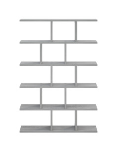 Scaffale da parete Sonoma grigio 70 x 17 x 101 cm 2