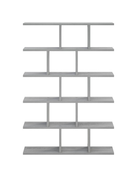 Scaffale da parete Sonoma grigio 70 x 17 x 101 cm