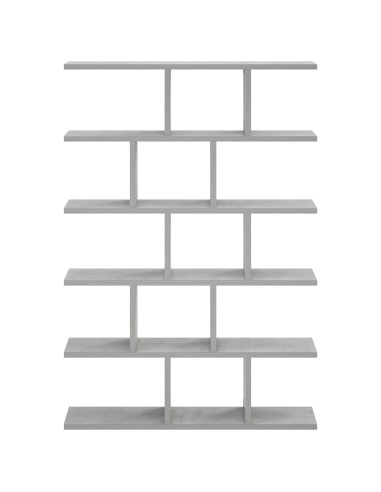 Scaffale da parete Grigio Cemento 70 x 17 x 101 cm