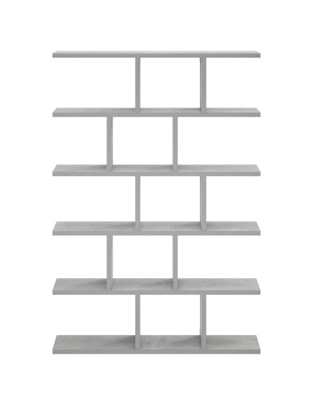 Scaffale da parete Grigio Cemento 70 x 17 x 101 cm