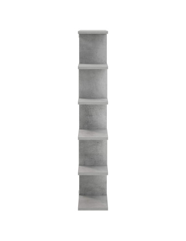 Scaffale da parete Grigio Cemento 70 x 17 x 101 cm