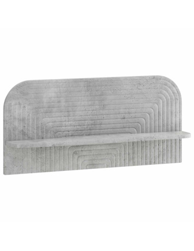 Scaffale da parete 2 pz Grigio Cemento 80,5 x 13,5 x 37,5 cm