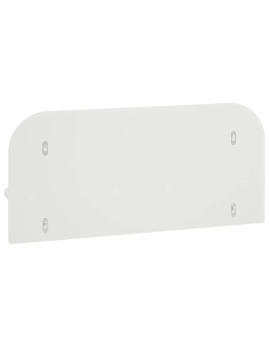 Scaffale da parete 2 pz Bianco Lucido 80.5 x 13.5 x 37.5 cm