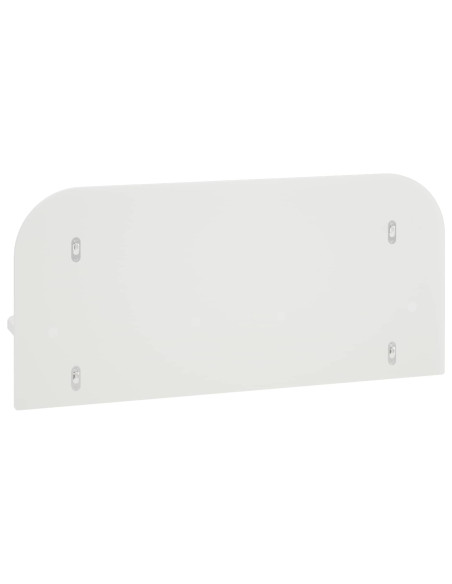 Scaffale da parete 2 pz Bianco Lucido 80.5 x 13.5 x 37.5 cm