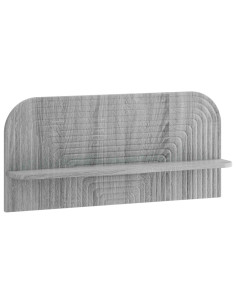 Scaffale da parete 2 pz Sonoma grigio 80,5 x 13,5 x 37,5 cm 2