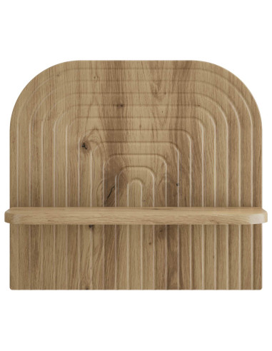Scaffale da parete 2 pz Rovere Artigianale 41 x 13.5 x 37.5 cm