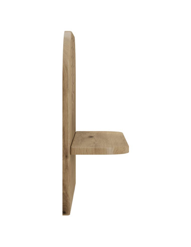 Scaffale da parete 2 pz Rovere Artigianale 41 x 13.5 x 37.5 cm