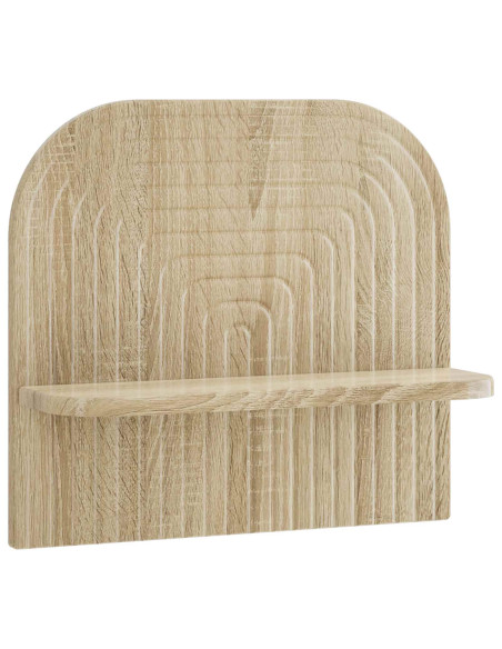 Scaffale da parete 2 pz Rovere Sonoma 41 x 13,5 x 37,5 cm