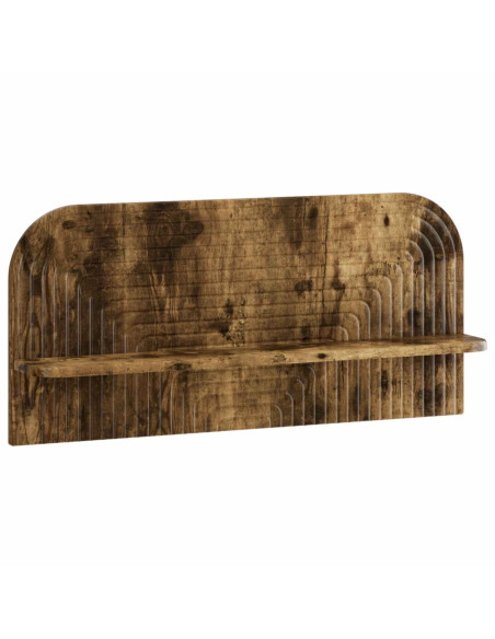 Scaffale da parete 2 pz Rovere Fumo 80.5 x 13.5 x 37.5 cm