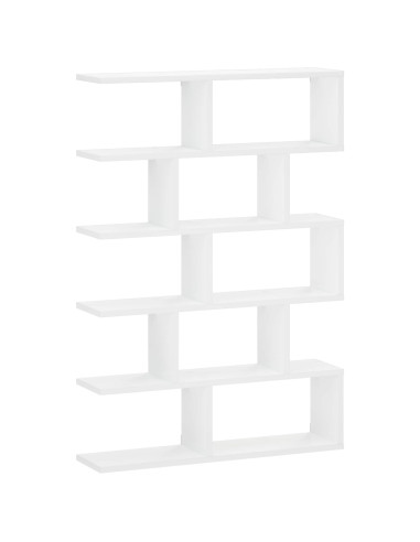 Scaffale da parete Bianco 70 x 17 x 101 cm Legno ingegnerizzato