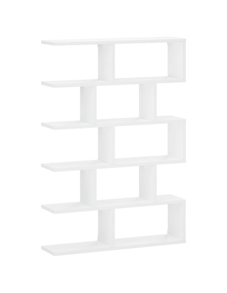 Scaffale da parete Bianco 70 x 17 x 101 cm Legno ingegnerizzato
