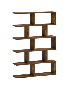 Scaffale da parete Rovere Fumo 70 x 17 x 101 cm