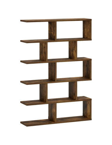 Scaffale da parete Rovere Fumo 70 x 17 x 101 cm