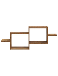 Scaffale da parete Legno antico 95 x 17 x 37 cm 2