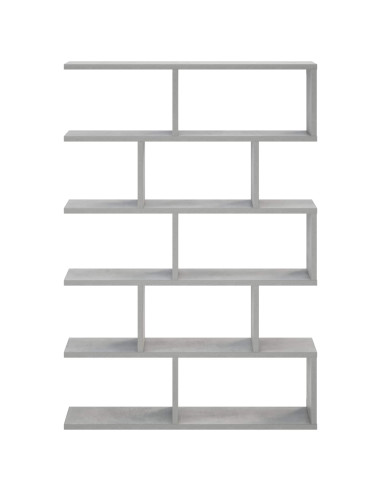 Scaffale da parete Grigio Cemento 70 x 17 x 101 cm