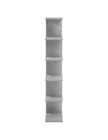 Scaffale da parete Grigio Cemento 70 x 17 x 101 cm