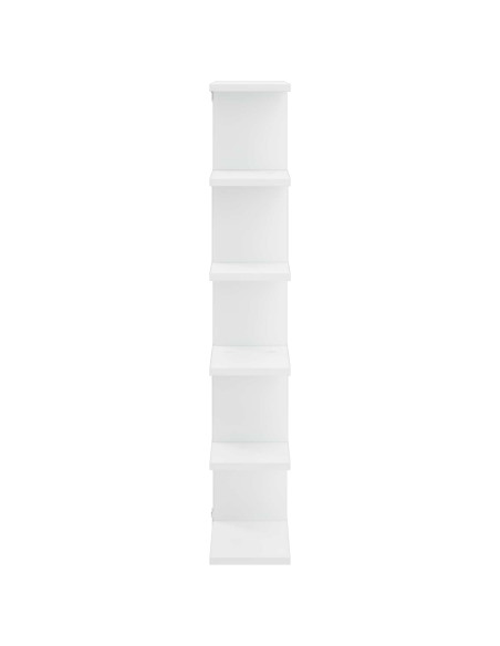 Scaffale da parete Bianco 70 x 17 x 101 cm Legno ingegnerizzato