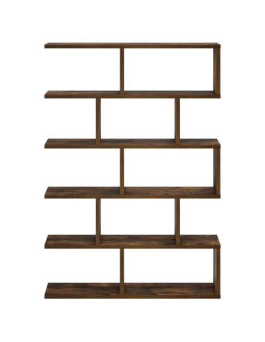 Scaffale da parete Rovere Fumo 70 x 17 x 101 cm