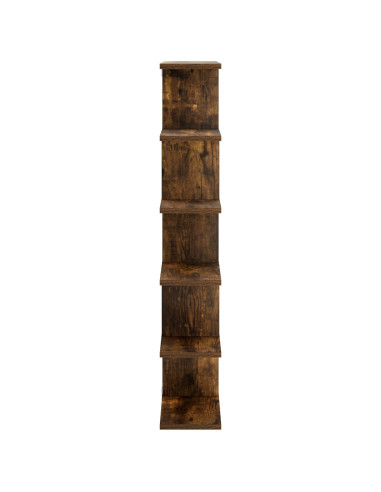 Scaffale da parete Rovere Fumo 70 x 17 x 101 cm