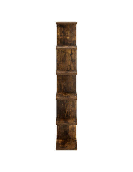 Scaffale da parete Rovere Fumo 70 x 17 x 101 cm