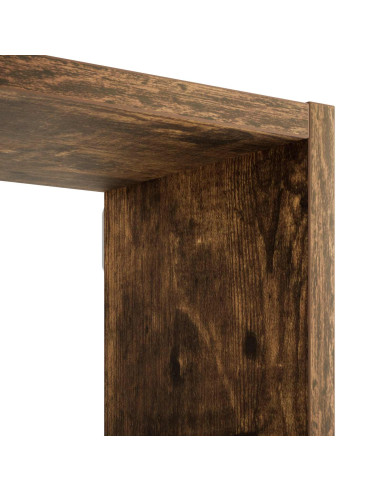 Scaffale da parete Rovere Fumo 70 x 17 x 101 cm