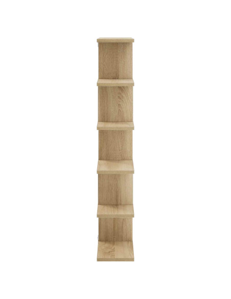 Scaffale da parete Rovere Sonoma 70 x 17 x 101 cm